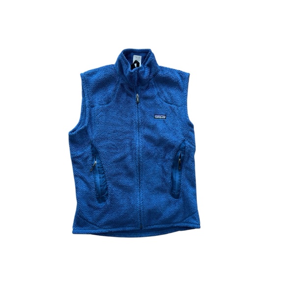 Patagonia Men's R2 Vest Blue Fleece Polartec SIZE MEDIUM Style # 25153, 2009 - Picture 1 of 11